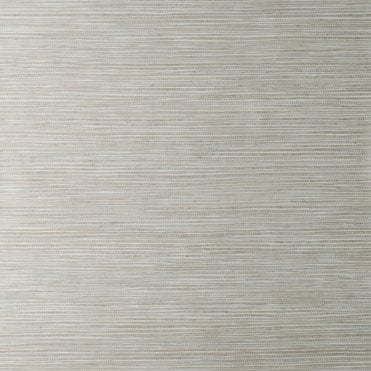 SAMPLE - Fusion Grasscloth Plain Texture Wallpaper Soft Grey by Crown M1765