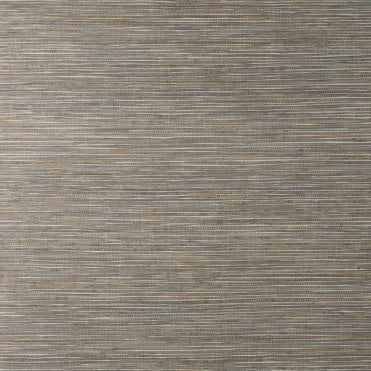 SAMPLE - Fusion Grasscloth Plain Texture Wallpaper Stone Grey by Crown M1767