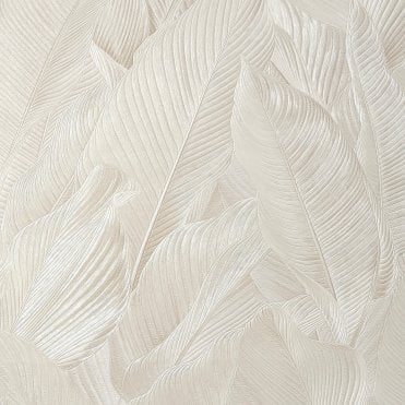 SAMPLE - Gianni Palm Leaf Stone Wallpaper by Vymura M95686
