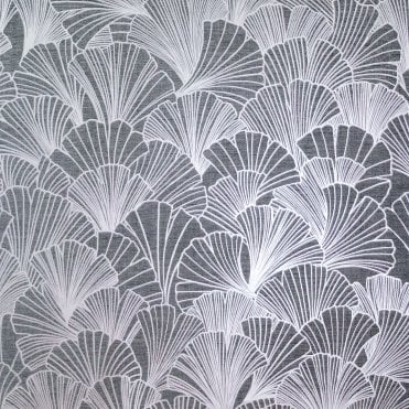 SAMPLE - Ginkgo Grey / Silver Wallpaper by Arthouse 892905