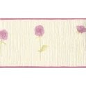 SAMPLE - Grace Floral Pink / Cream Border By Graham & Brown 93319