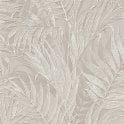 SAMPLE - Grace Tropical Palm Leaf Grey / Mink Wallpaper by design id GR322103