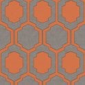 SAMPLE - Graphics Pop Style Textured Wallpaper Orange / Grey by AS Creation 37479-3