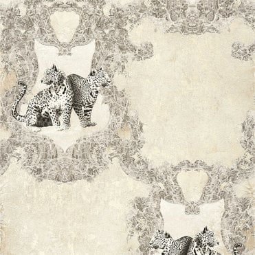 SAMPLE - Hermitage Leopard Mono Wallpaper by AS Creation 33543-1