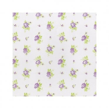 SAMPLE - Hoopla Petite Roses Wallpaper Lavender by Decorline DL30727