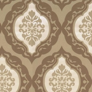 SAMPLE - Imagine Cameo Brown Wallpaper by GranDeco IG 66105