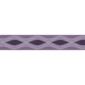 SAMPLE - Infinity Wave Purple Self Adhesive Narrow Border by AS Creation 2603-21
