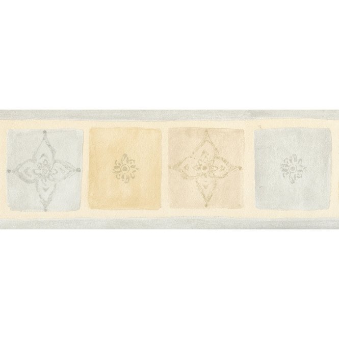 SAMPLE - Jalandhar Pastels Border by Crown Superior 55288
