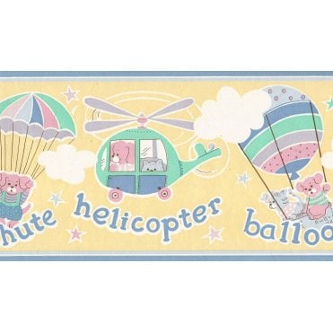 SAMPLE - Landing Yellow 10 Metre Border by Coloroll 209461