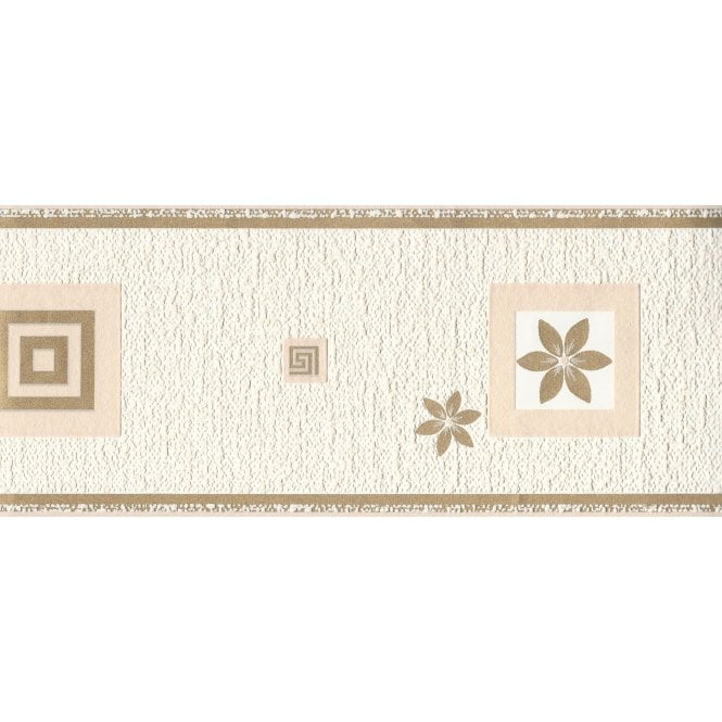 SAMPLE - Laverna Motif Beige / Peach Border By AS Creation 5360-20