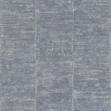SAMPLE - Linares Vertical Stripes Blue Wallpaper from Rasch 617634