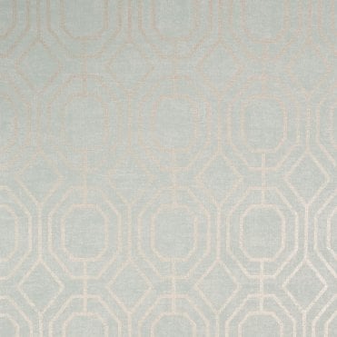 SAMPLE - Luxe Geo Duck Egg Wallpaper by Superfresco Easy 115934
