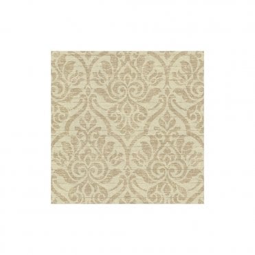 SAMPLE - Marcel Damask Linen Wallpaper by Beacon House Home FD21061