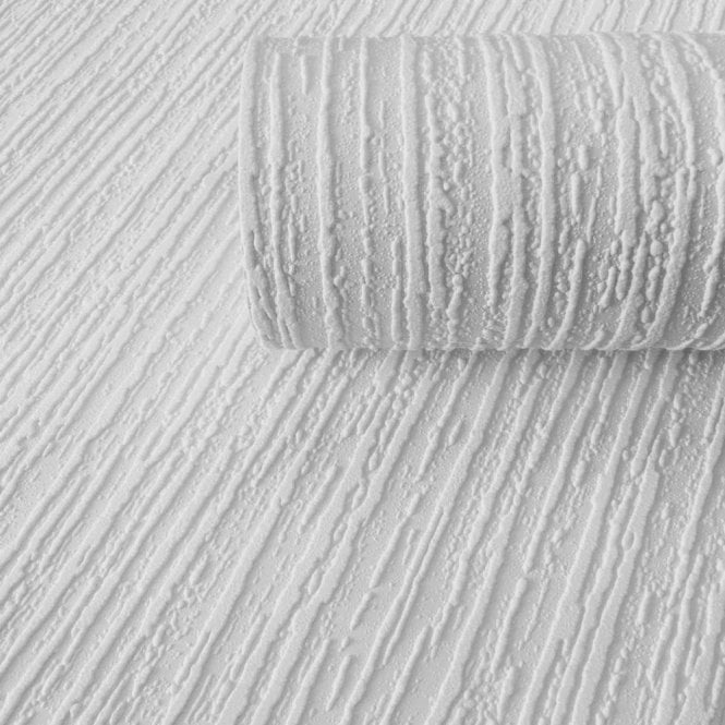SAMPLE - Medium Bark White Blown Vinyl Wallpaper by A.S. Creation 2737-27