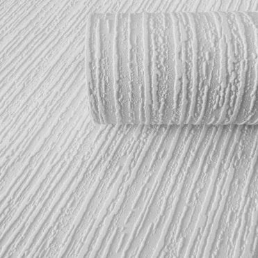 SAMPLE - Medium Bark White Blown Vinyl Wallpaper by A.S. Creation 2737-27