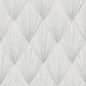 SAMPLE - Metropolitan Stories AVA Deco Silver Wallpaper by AS Creation 37864-1