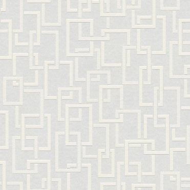 SAMPLE - Modern Links White Blown Vinyl Wallpaper by AS Creation 9624-16