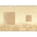 SAMPLE - Modern Ombre Square Motif Natural / Silver 10 Metre Border by Brandenburger 308-3