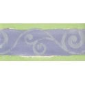 SAMPLE - Modern Scroll Green / Lilac Border by Coloroll 686644