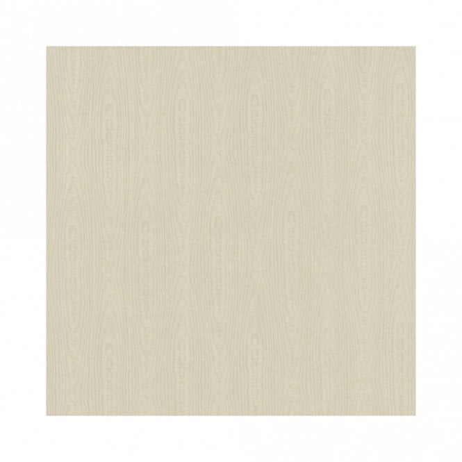 SAMPLE - Moire Watermark Cream Wallpaper by P+S International 40005-80