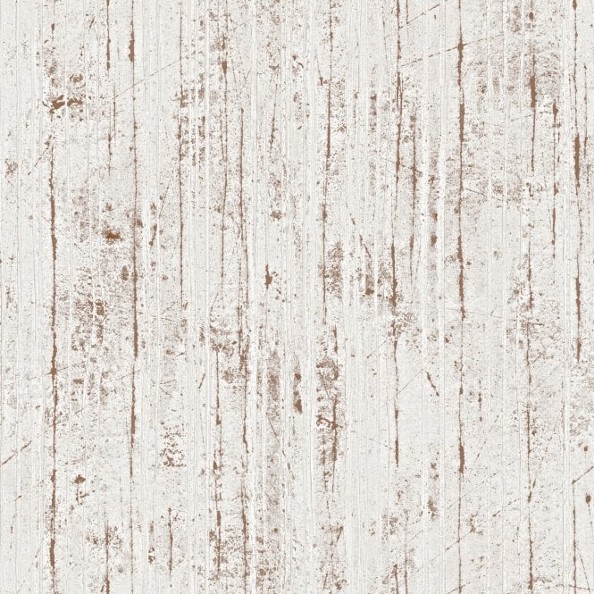 SAMPLE - Natural Faux Abstract Wood Effect White Wallpaper by design id NF232091