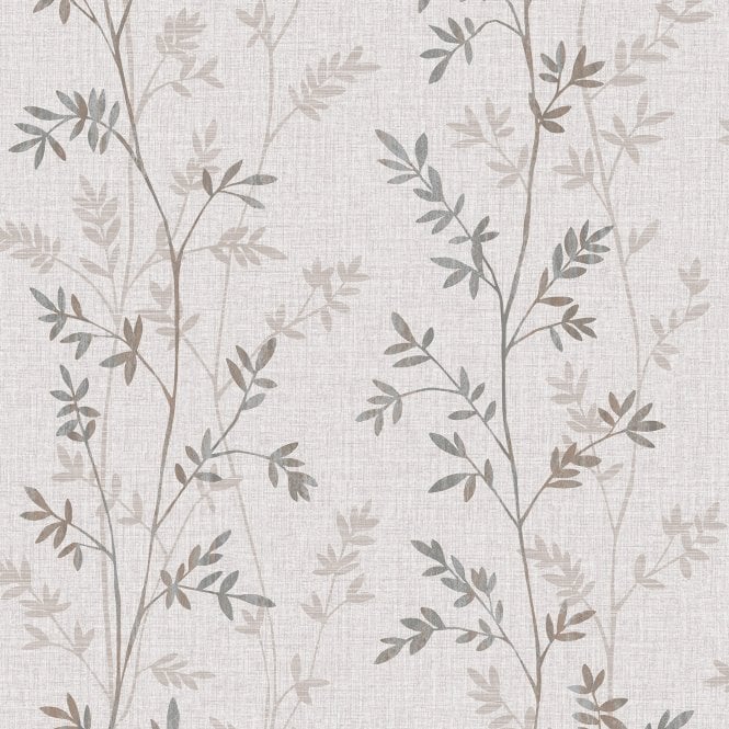 SAMPLE - Natural Forest Grey Wallpaper from Wall Fashion by Grandeco NF3106