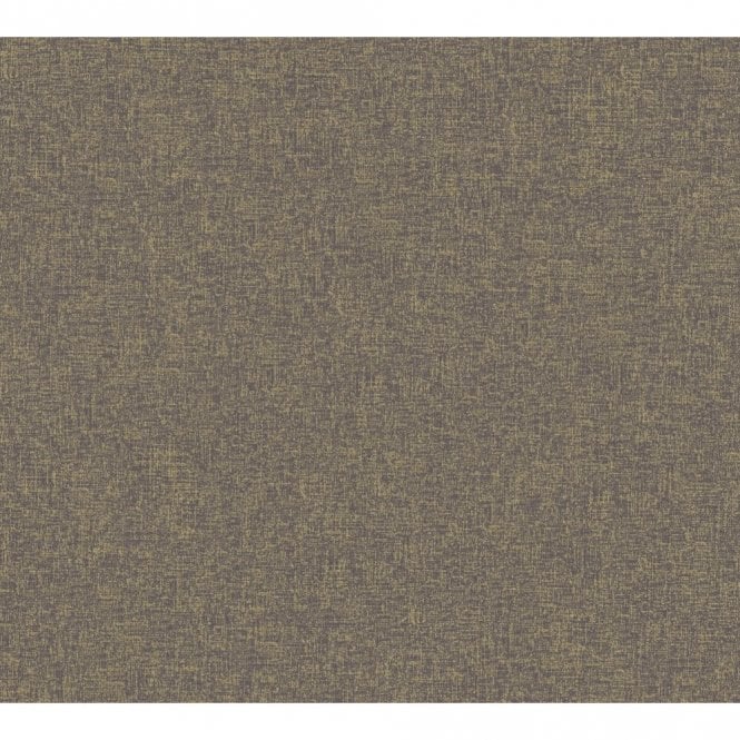SAMPLE - New Elegance Uni Brown / Gold Wallpaper by AS Creation 37548-4