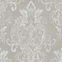 SAMPLE - New Life Grey / Ivory Damask Wallpaper by AS Creation 37681-4