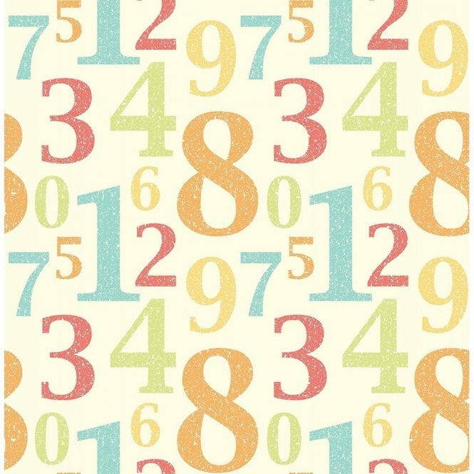 SAMPLE - Numbers Multi Wallpaper by Fun4Walls FD40381