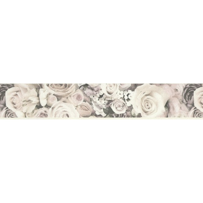 SAMPLE - Only Border Romantic Roses Narrow Self Adhesive Border by AS Creation 39043-2