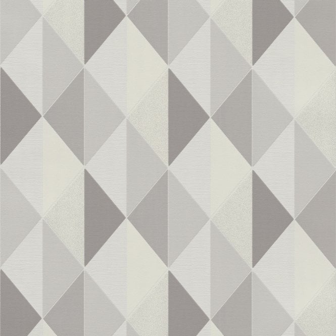 SAMPLE - Orion Triangles Grey Wallpaper by Grandeco Vertical Art ON3103