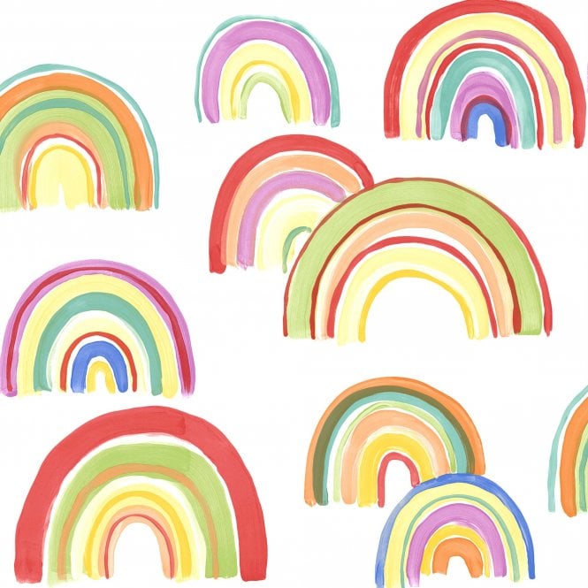 SAMPLE - Over The Rainbow - Multi Wallpaper by Graham and Brown Fresco 112589