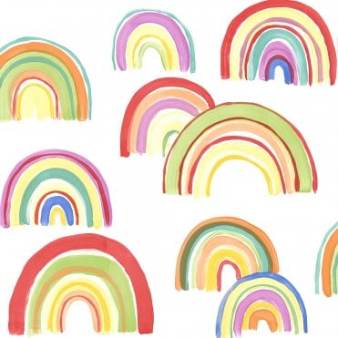 SAMPLE - Over The Rainbow - Multi Wallpaper by Graham and Brown Fresco 112589