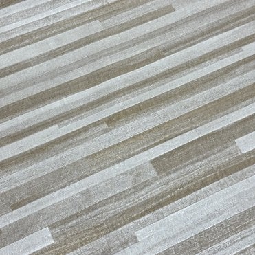 SAMPLE - Palma Wood Wallpaper White / Champagne by Belgravia Decor GB 9013