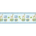 SAMPLE - Petit Animals Blue Self Adhesive Border by Lutece 12024201