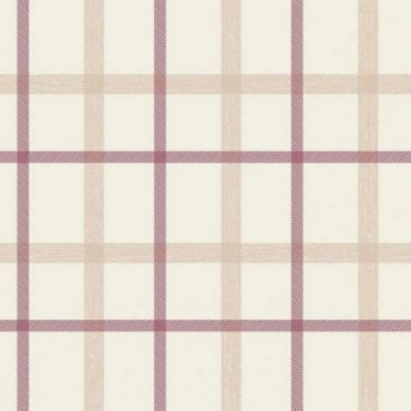SAMPLE - Plaid Russet Textured Check Wallpaper by Superfresco 20-540