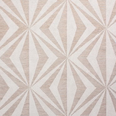 SAMPLE - Precision Diamond Geo Rose Gold Wallpaper by Crown Luxe M1559