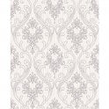 SAMPLE - Royale - Lilac / White Blown Vinyl Wallpaper by Superfresco 20-941