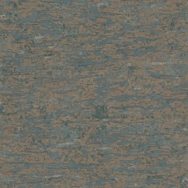 SAMPLE - Rustica Texture Wallpaper Teal and Gold by Sartoria LT7727