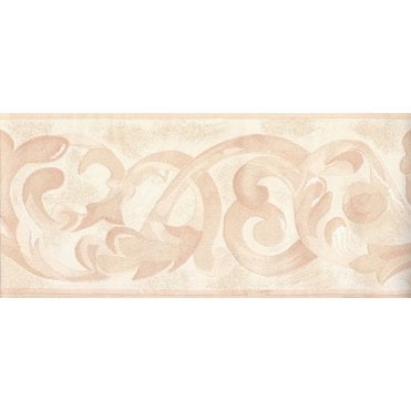 SAMPLE - Scroll Peach Border by Crown 21562