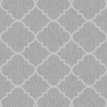 SAMPLE - Silk Sparkle Trellis Grey Wallpaper by Superfresco 118660