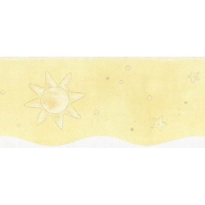 SAMPLE - Stars & Moons Scalloped Border by Rasch 170801