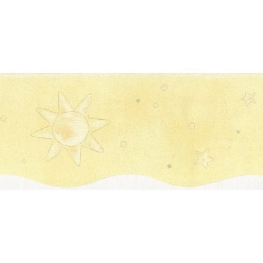 SAMPLE - Stars & Moons Scalloped Border by Rasch 170801