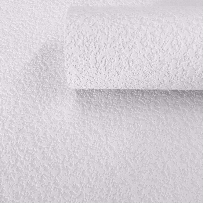 SAMPLE - Stipple White Blown Vinyl Wallpaper by A.S. Creation 3362-20