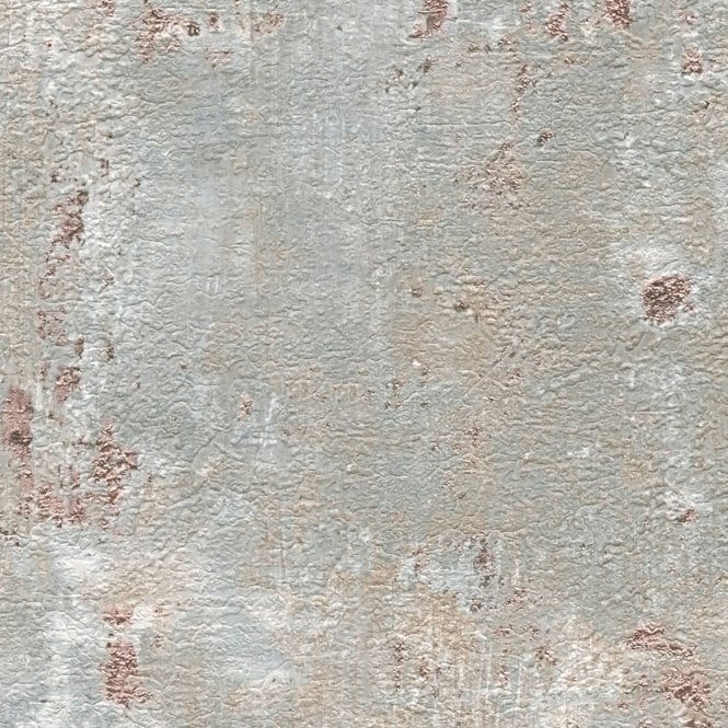 SAMPLE - Stories Of Life Concrete Texture Grey / Copper Wallpaper by AS Creation 39670-2