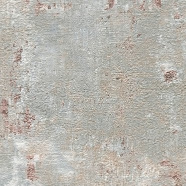 SAMPLE - Stories Of Life Concrete Texture Grey / Copper Wallpaper by AS Creation 39670-2