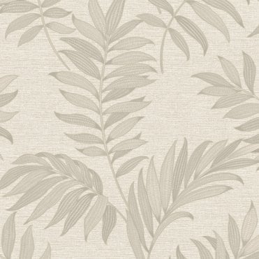 SAMPLE - Sumatra Leaf Textured Wallpaper Natural by The Design Library 316421