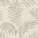 SAMPLE - Sumatra Leaf Textured Wallpaper Natural by The Design Library 316421