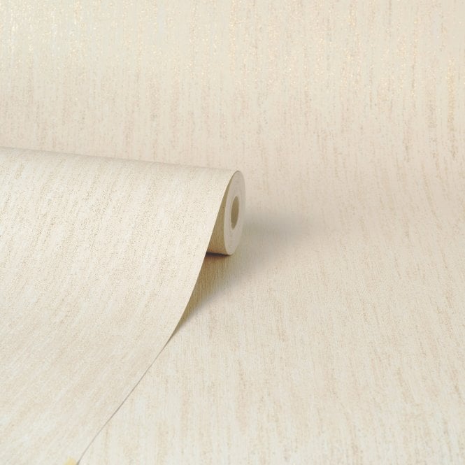 SAMPLE - Synergy Panache Texture Soft Gold Wallpaper by Crown M0870
