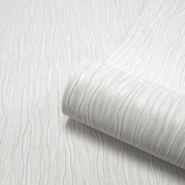 SAMPLE - Tiffany Floral White Texture Wallpaper by Belgravia GB 41334